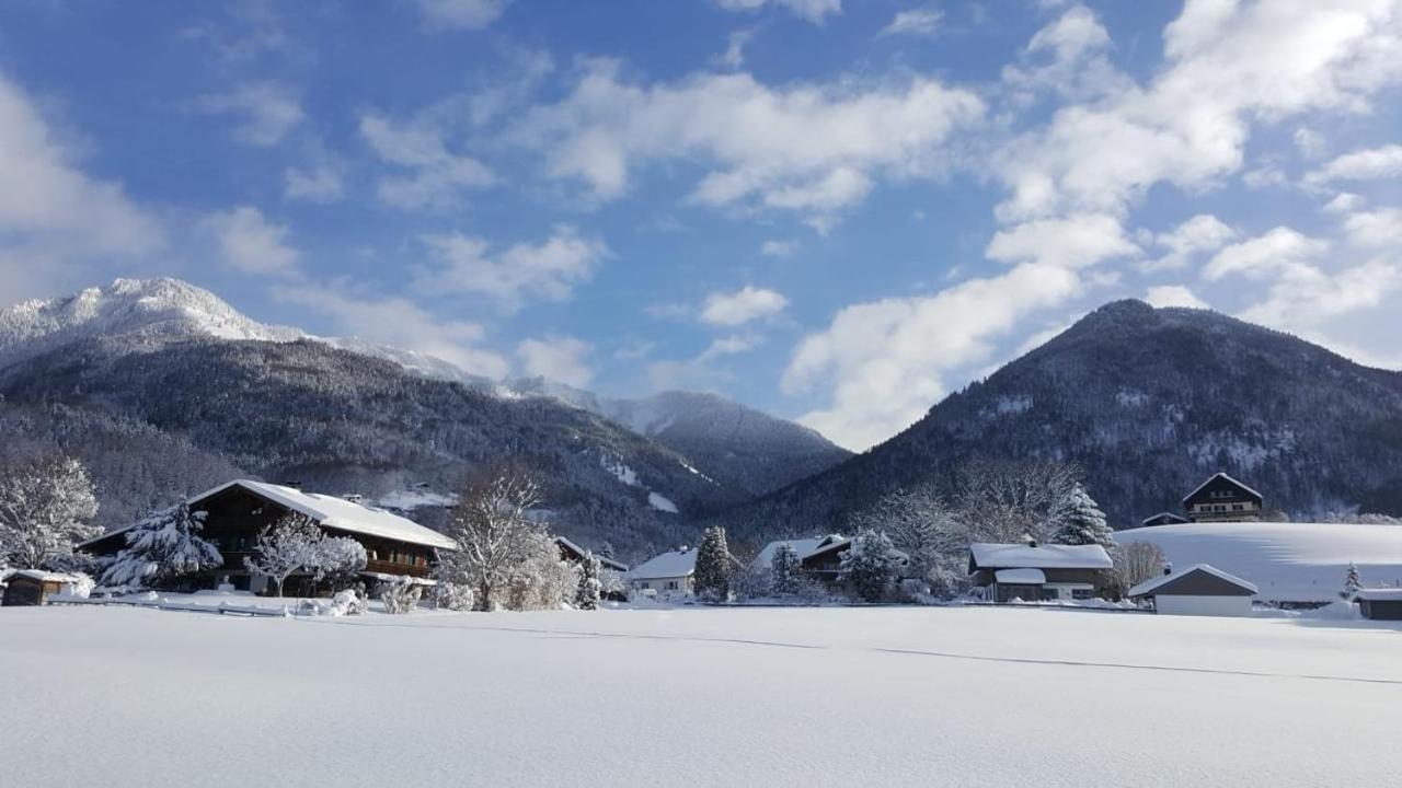 Chiemgauferienwohnungen - Wanderlust Und Alpenrose Unterwössen Buitenkant foto