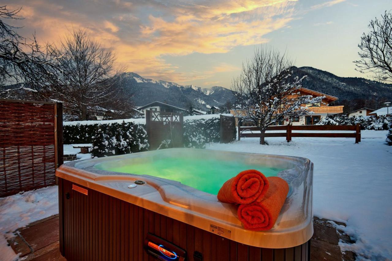 Chiemgauferienwohnungen - Wanderlust Und Alpenrose Unterwössen Buitenkant foto